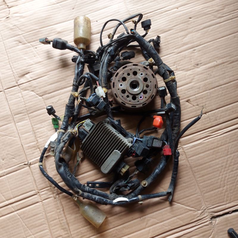ACG PENGAPIAN FULLSET ECU KABEL BODY MAGNET SPULL PCX 150 CBU THAILAND BUIL UP KODE KZY Original