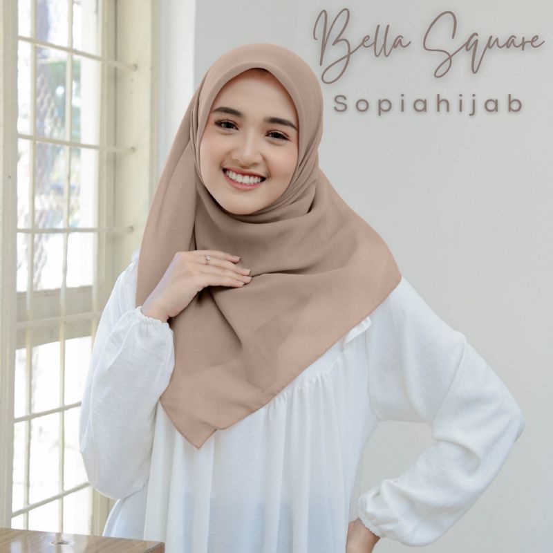 Plain Hijab Segi Empat BELLA SQUARE