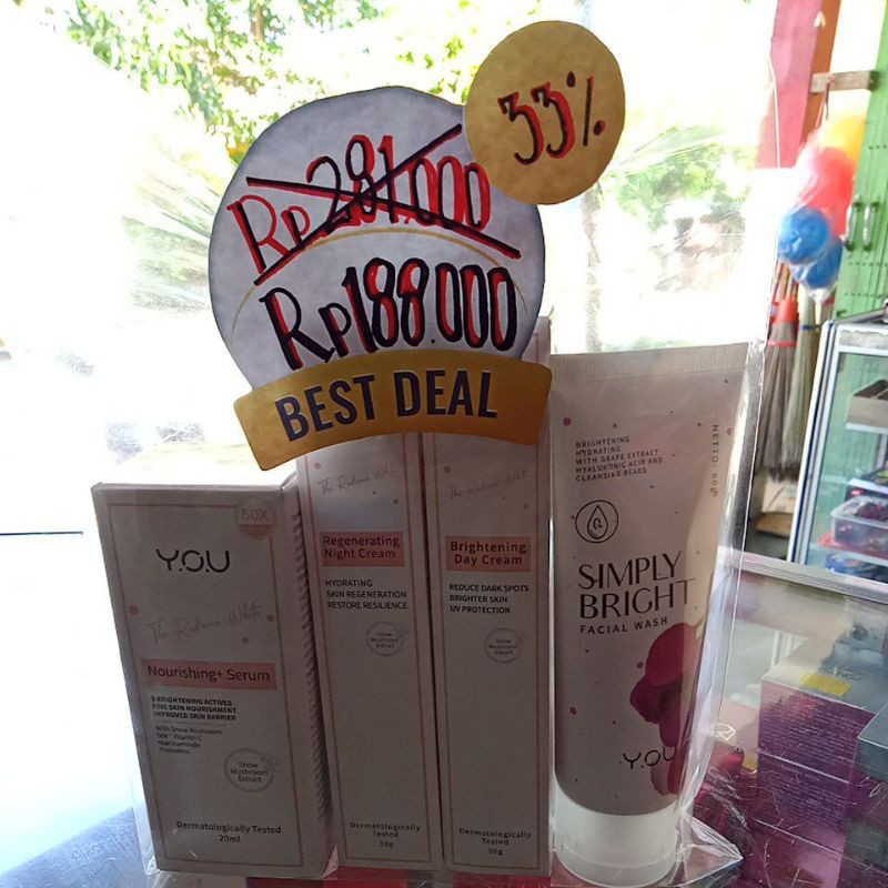 You the radiance white