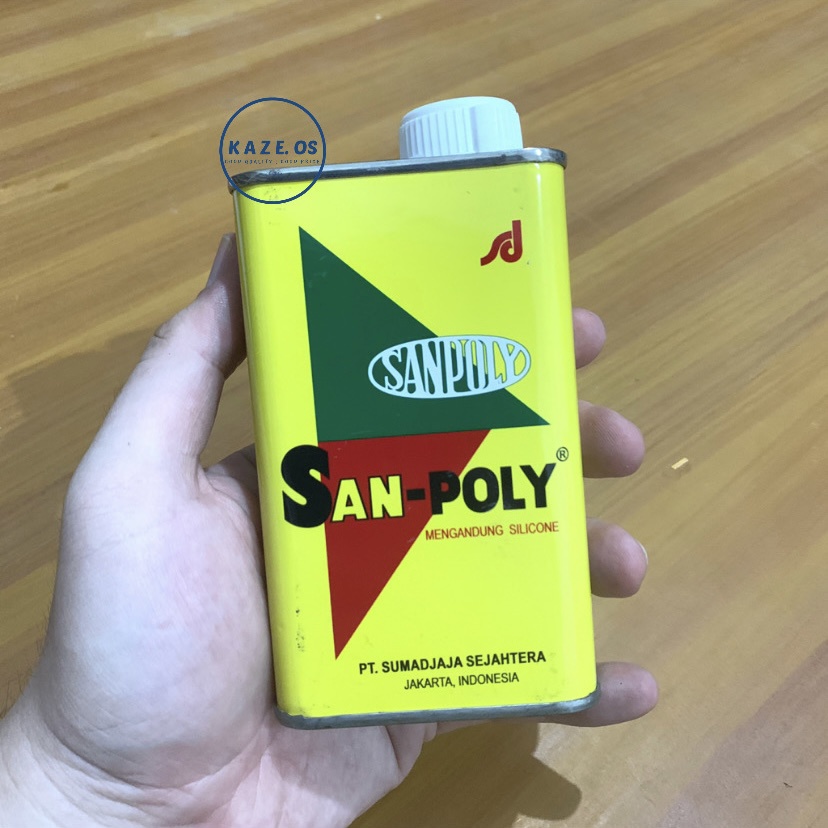 ASLI 100% SANPOLY 250 ML / 250ML PENGKILAP MOBIL PERABOT SERBAGUNA MENGKILAPKAN KILAP LOGAM MOTOR PO