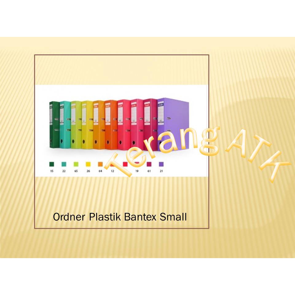 

Ordner Plastik Bantex 1466 Folio Small/Slim