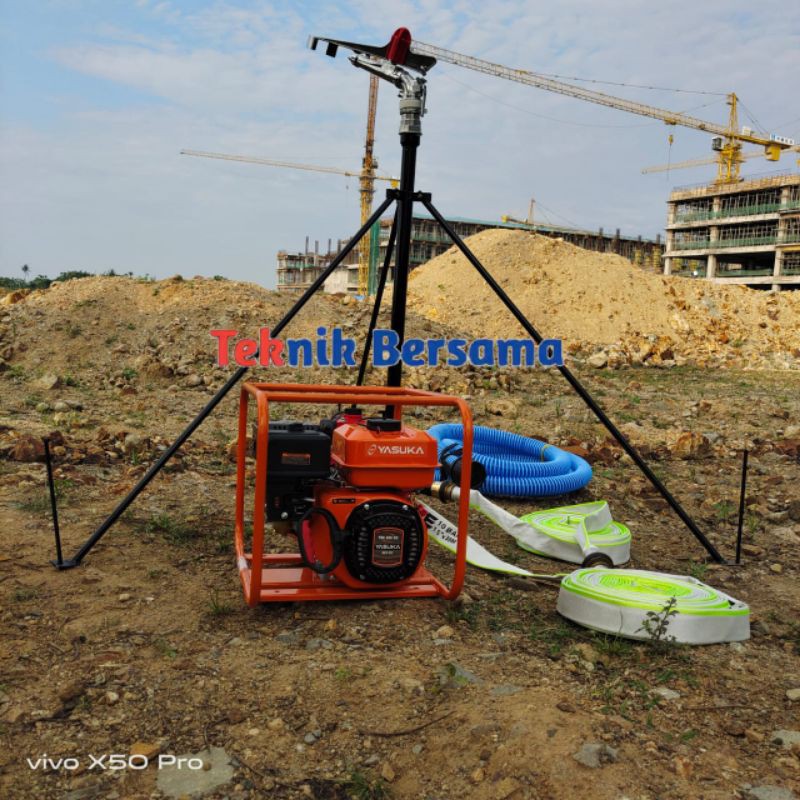 Sprinkler big gun PY 40 paket komplit siap pakai sprinkler big gun 2 inch