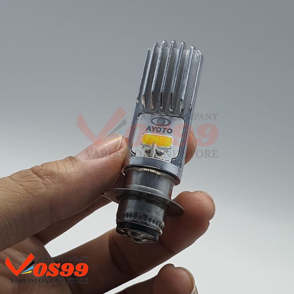 AYOTO Lampu depan led motor M2A H6 AC DC motor matic bebek