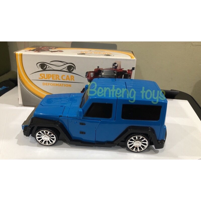 Mainan Mobil Jeep - Lamborghini jadi robot Super Car