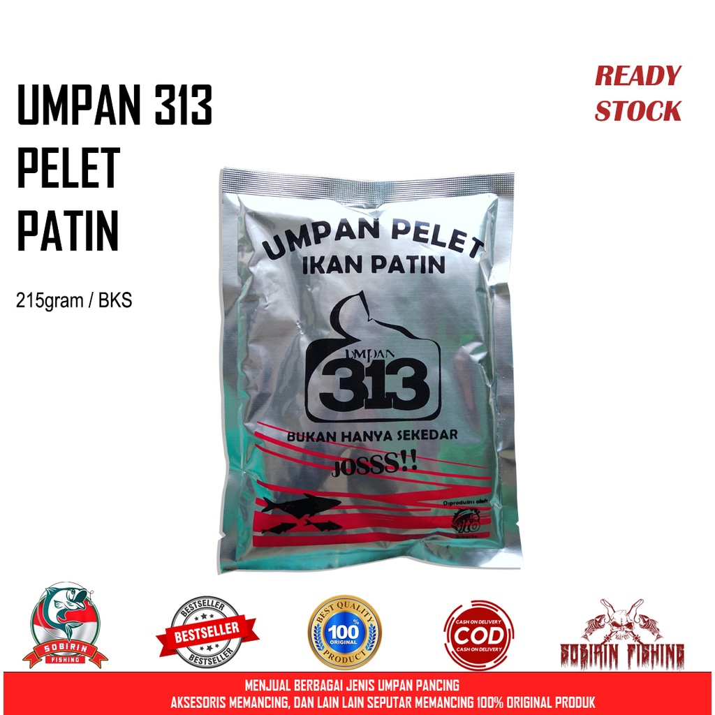 Pelet amis - pelet patin 313 - Umpan pelet ikan patin - pelet ikan mas -pelet mujaer asli djempol