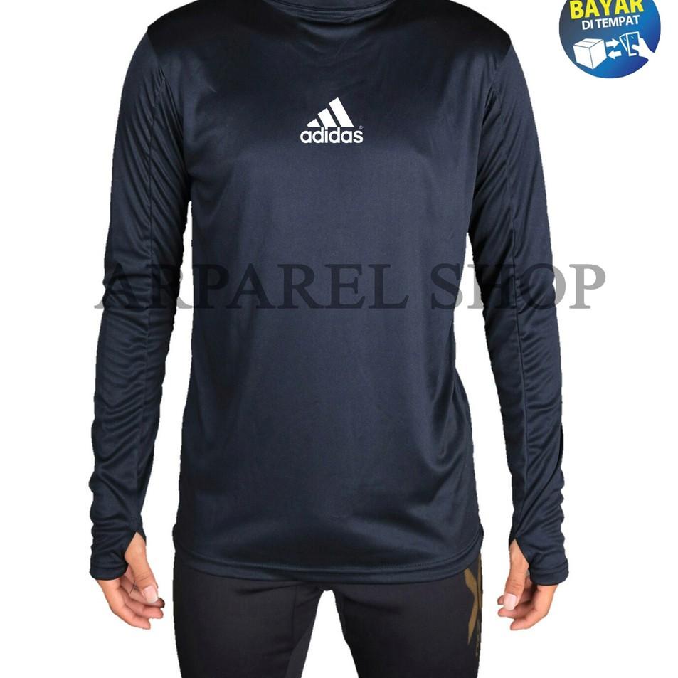 ォ Baju Manset Pria Olahraga / Baselayer Baju Manset - Hitam ⇐