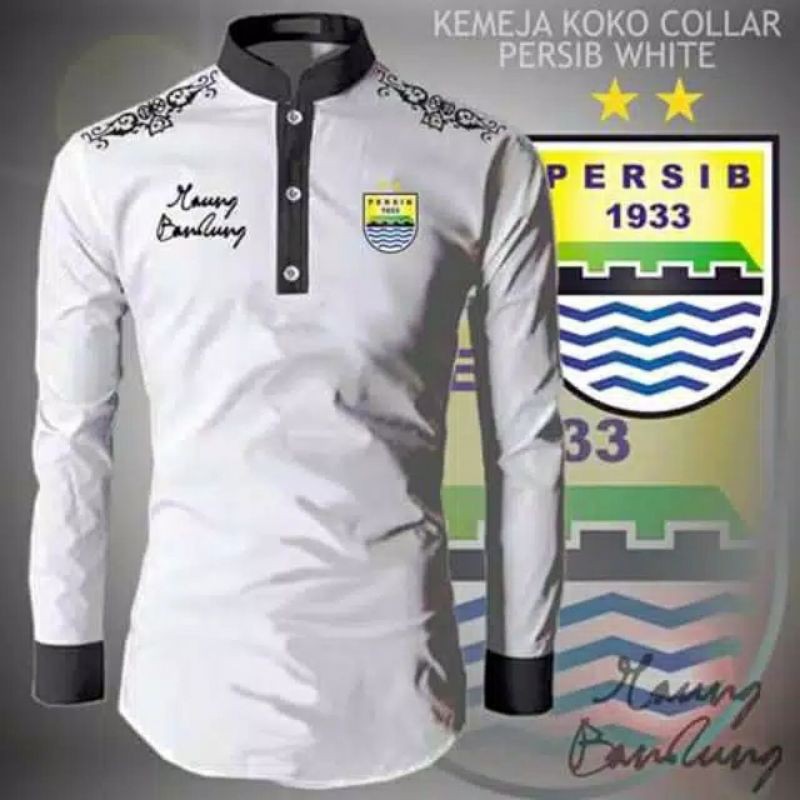 Fashion Muslim Pria Persib Bandung Lengan Panjang