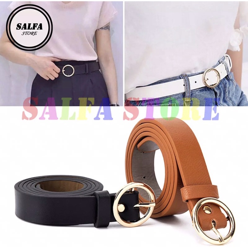 Ikat Pinggang Ring Belt Wanita | Ikat Pinggang Wanita Model Import terbaru