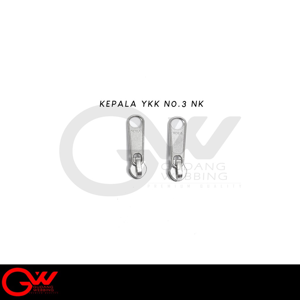 Kepala Risleting ( Head Zipper ) YKK No 3