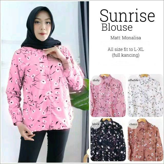 Sunrise blouse (kemeja monalisa)