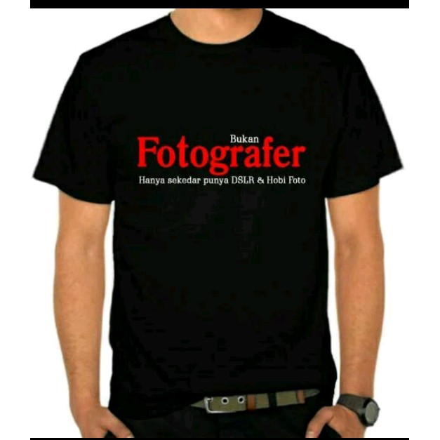 Kaos Baju Fotografer Baju Photografer Kamera Canon Premium