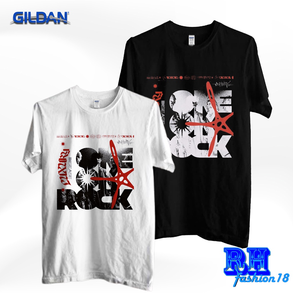 Kaos One OK Rock Album Luxury Band Punk Rock Tshirt