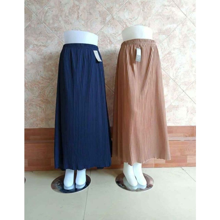 Rok Plisket , Plisket skirt Basic Premium Kualitas bahan grade A+ Bagus