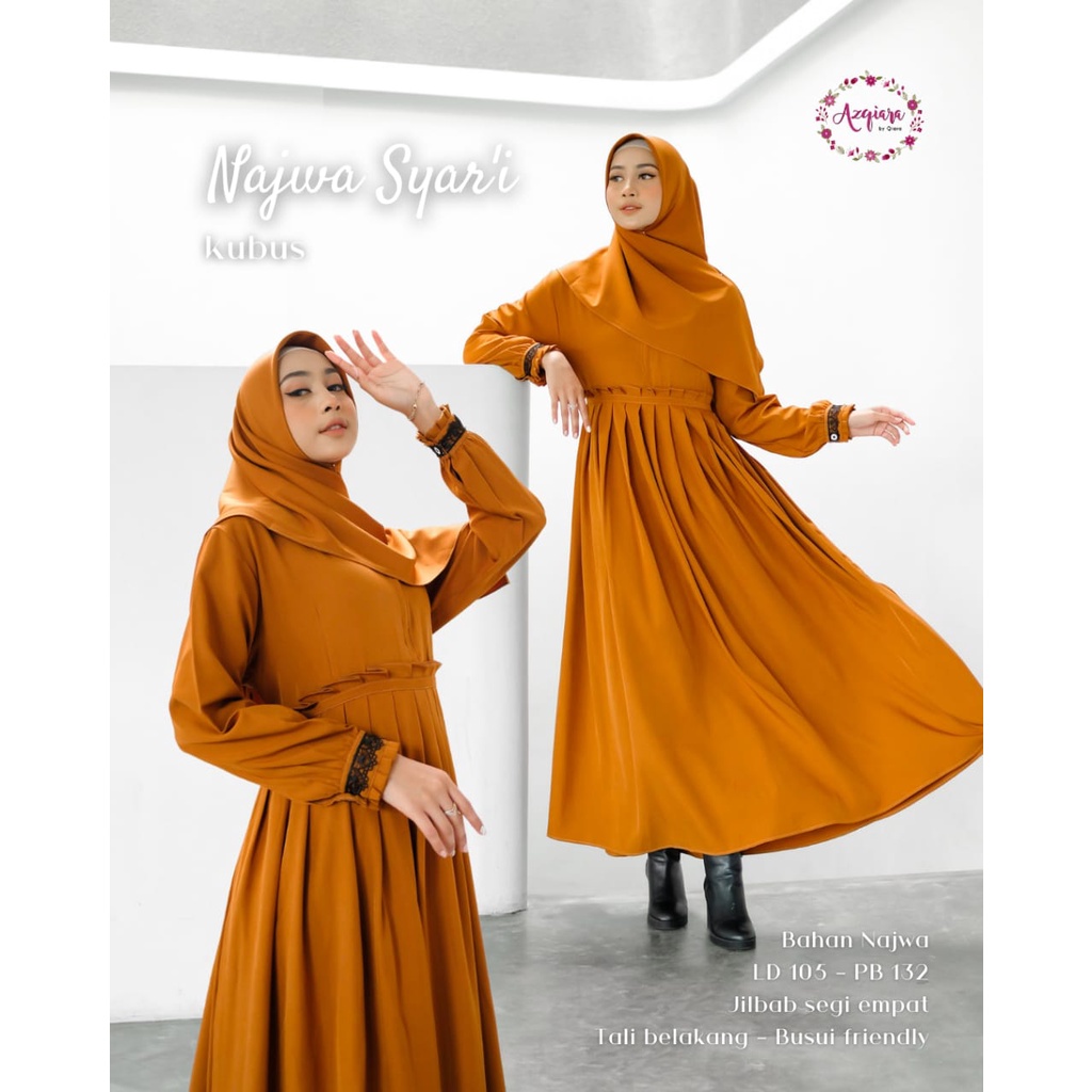 NAJWA SYARI gamismuslim dres original produk by qiara