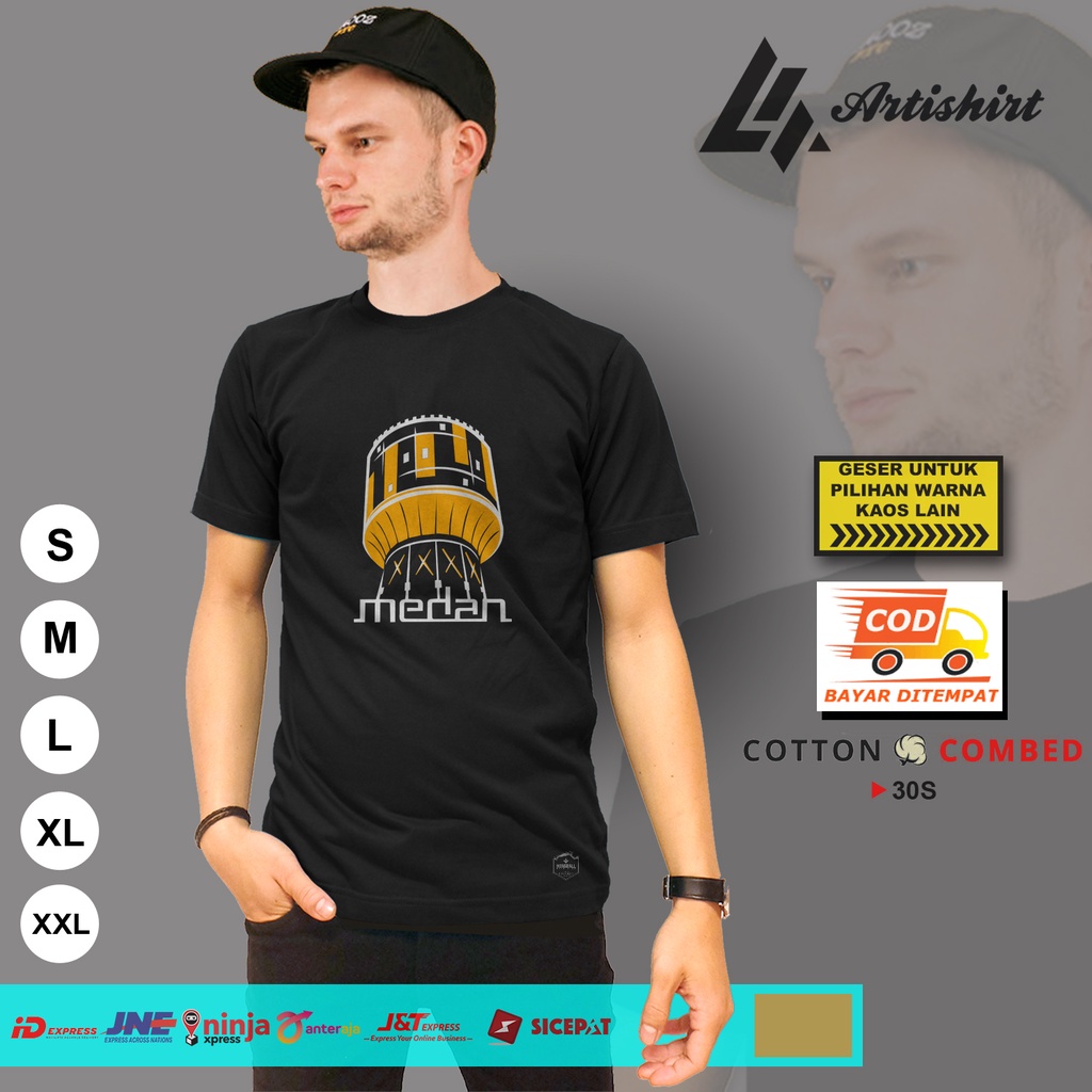 Kaos Menara Air Tirtanadi Medan Kaos Ikon Kota Medan Menara Air Kaos Baju Distro Artishirt