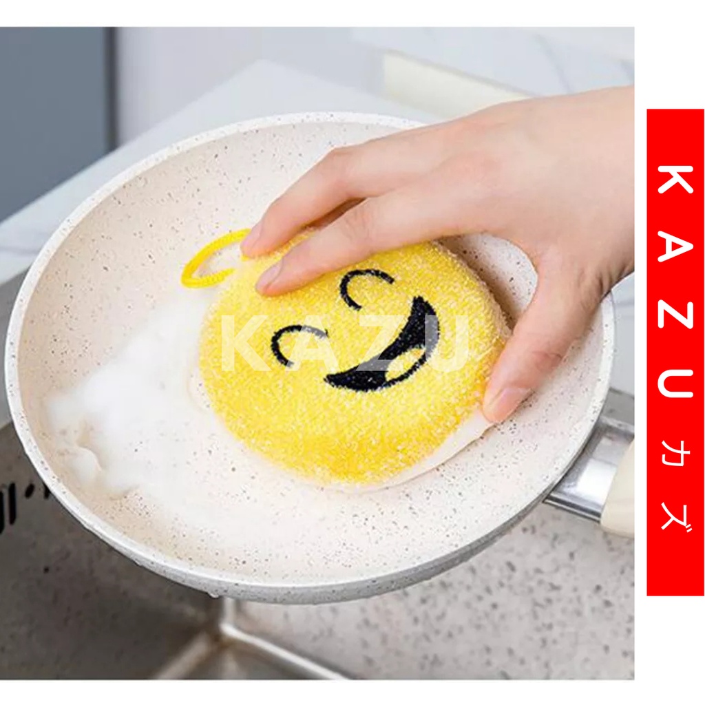 KAZU KHL244 Spons Cuci Piring Karakter Kitchen Sponge Spon Motif Lucu