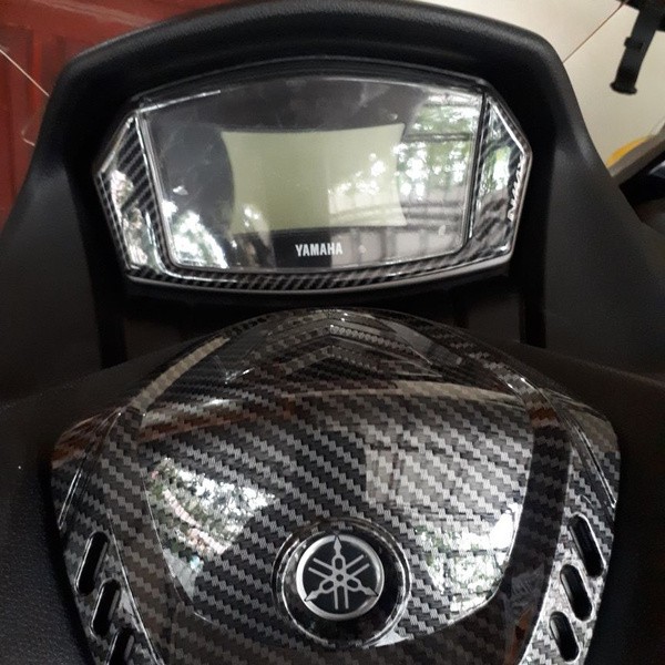Cover Tutup Stang Aksesoris Variasi Yamaha New Nmax 2021 Carbon Nemo Cover Stang Nmax Karbon