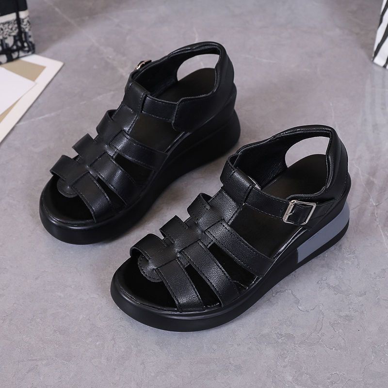 Permata  Sandal Wedges Wanita Import M928 Premium Quality