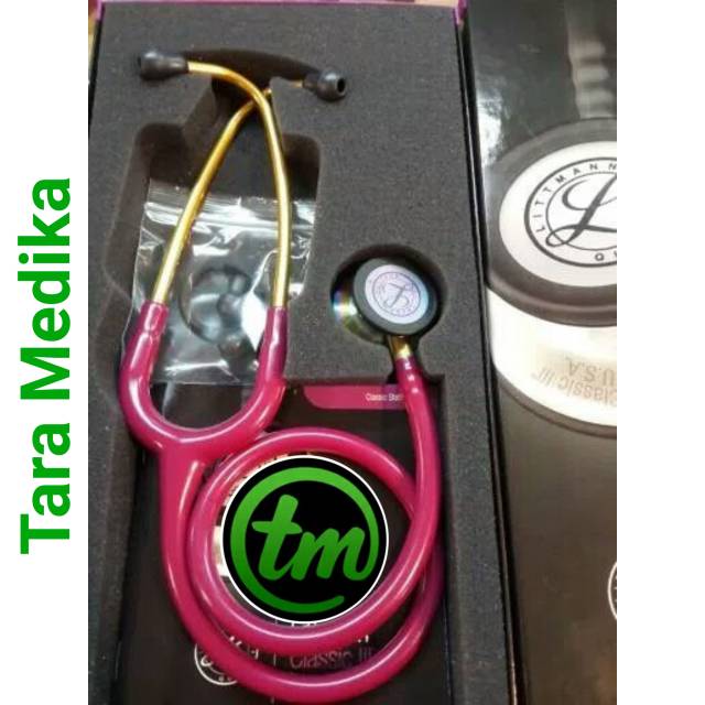 LITTMANN CLASSIC III SPECIAL EDITION Stetoskop Littmann Full Black Copper Rainbow Mirror Champagne 3