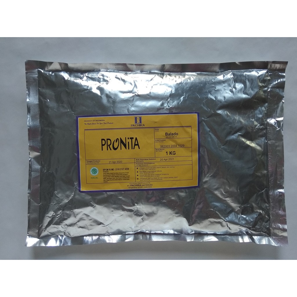 

PRONITA BALADO Bumbu Tabur Rasa Balado 1 Kg / Bumbu Tabur Kentang Goreng Keripik Cilok Basreng