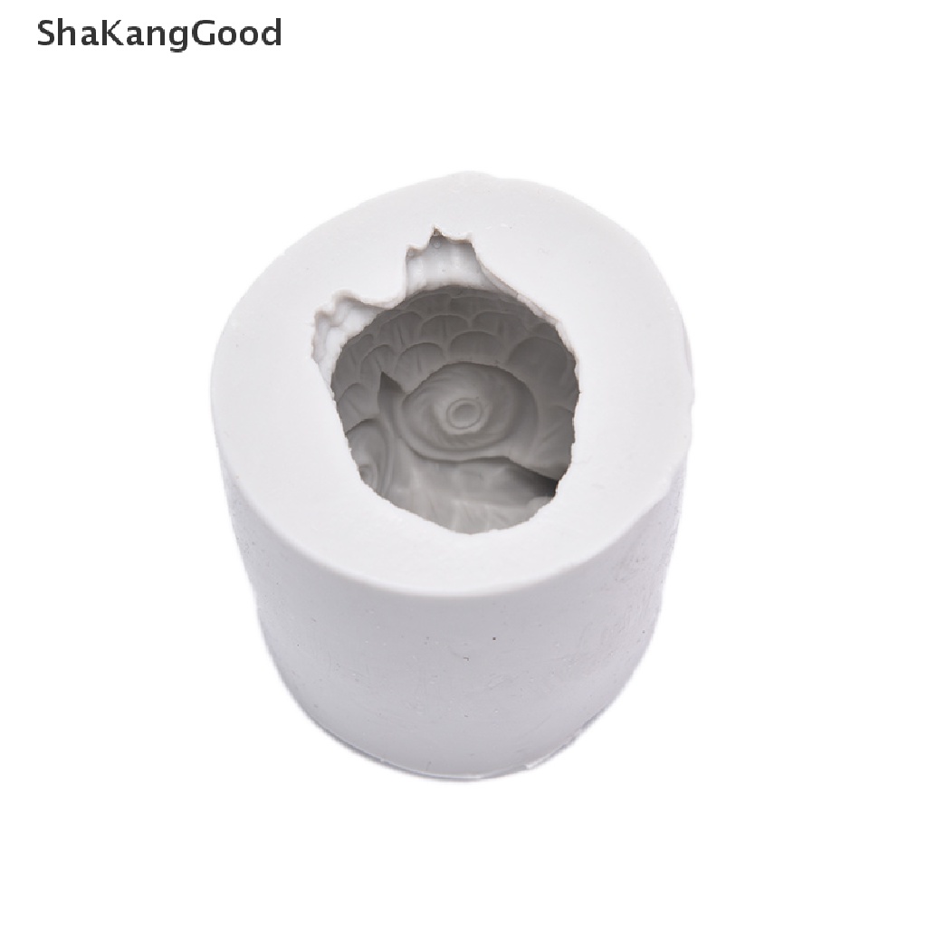 Skid Cetakan Lilin / Sabun / Clay Bentuk Burung Hantu 3D Bahan Silikon Untuk Dekorasi Kue