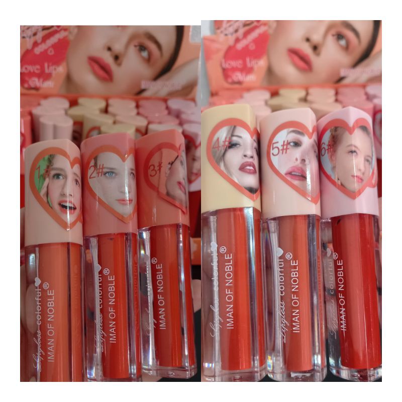 [PERLUSIN]LIP GLOSS IMAN OF NOBLE MATTE LOVE LIPS NO.923