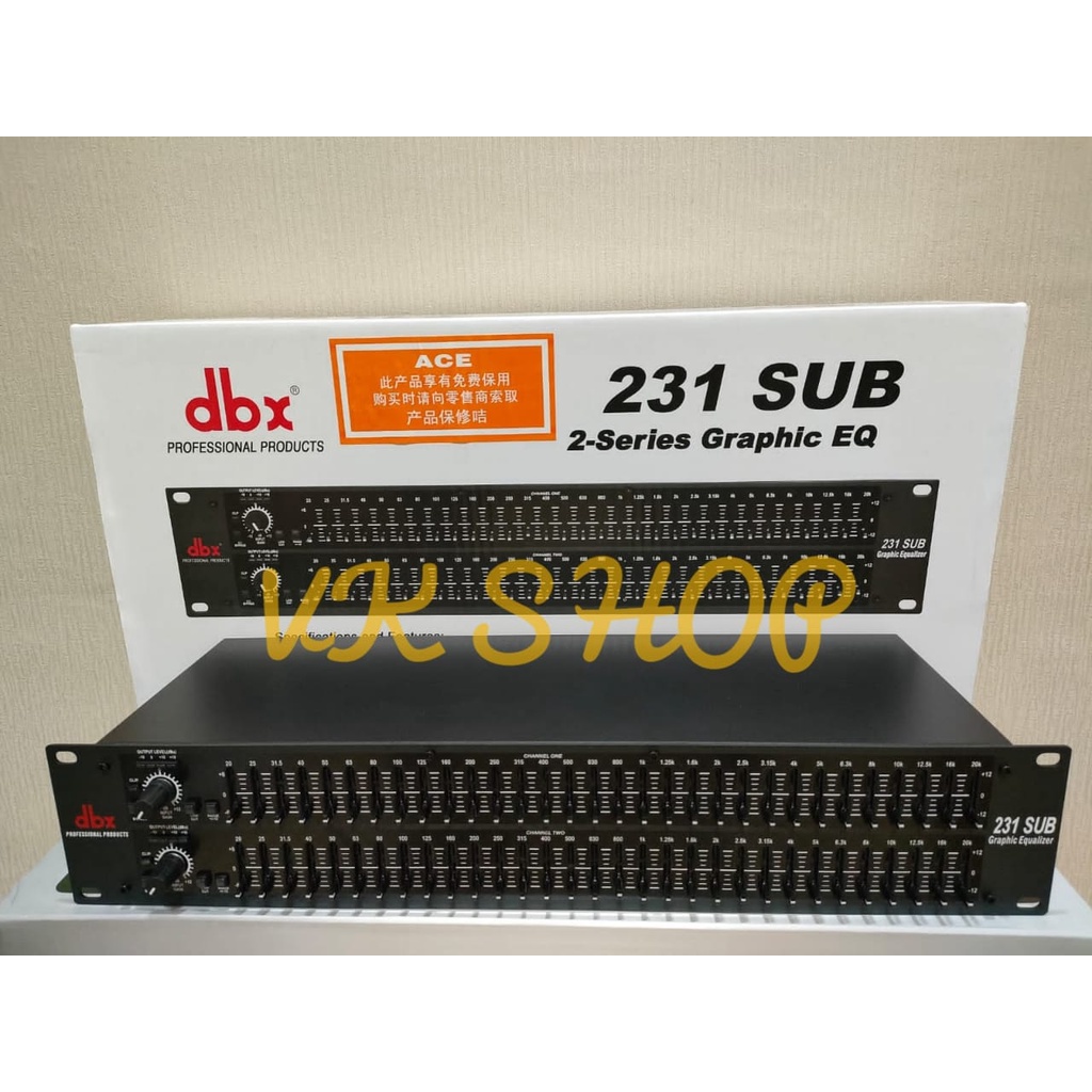 Equalizer DBX 231 Plus Sub Grade A / DBX 231+SUB / DBX 231SUB