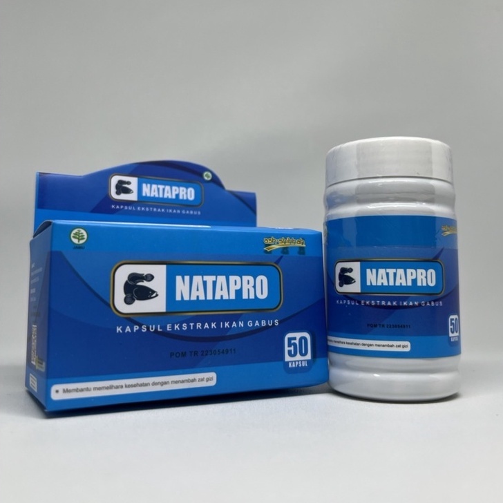 Pro Albumin Ash-Shihhah KEMASAN BARU - NATAPRO | Asihah Ektrak Ikan Gabus NATA PRO | Ikan Kutuk 50 Kapsul