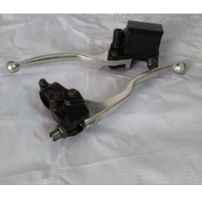 HANDLE+DUDUKAN SET KOPLING MASTER REM KIRI KANAN KLX 150 DTREKER