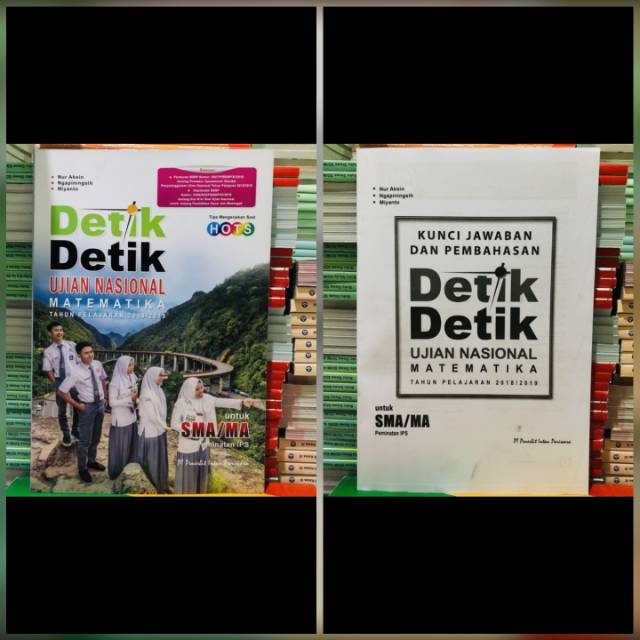 Buku Detik Detik Un Matematika Sma 2018 2019 Program Ips