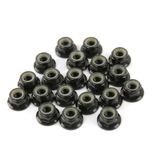 1x CW Black M5 Nylon Insert 6061-Aluminium Self Locking FPV Quadcopter
