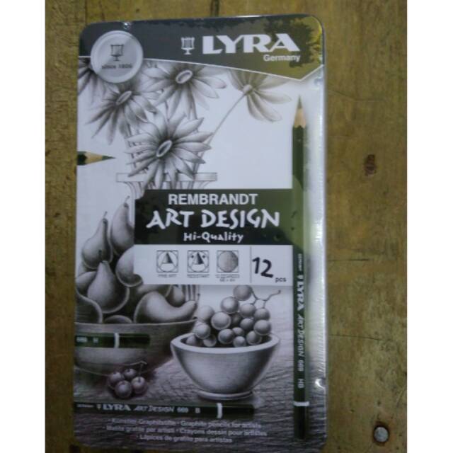 

Lyra pencils art design set 12 tin