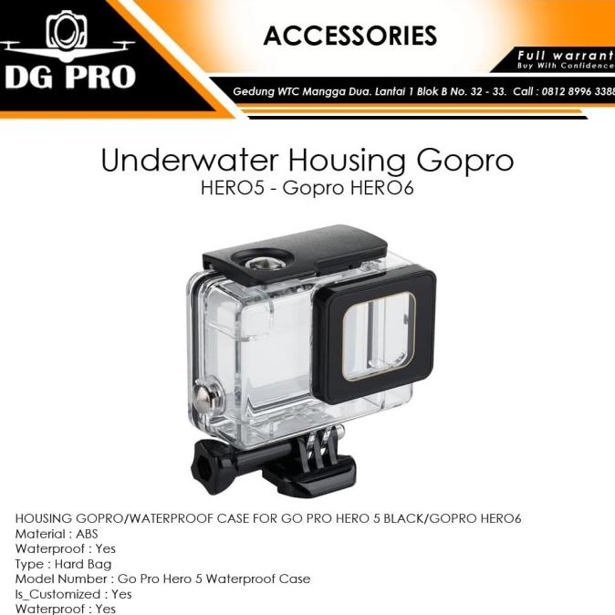 Underwater Housing Gopro Hero5 - Gopro Hero6 - Case Waterproof Gopro