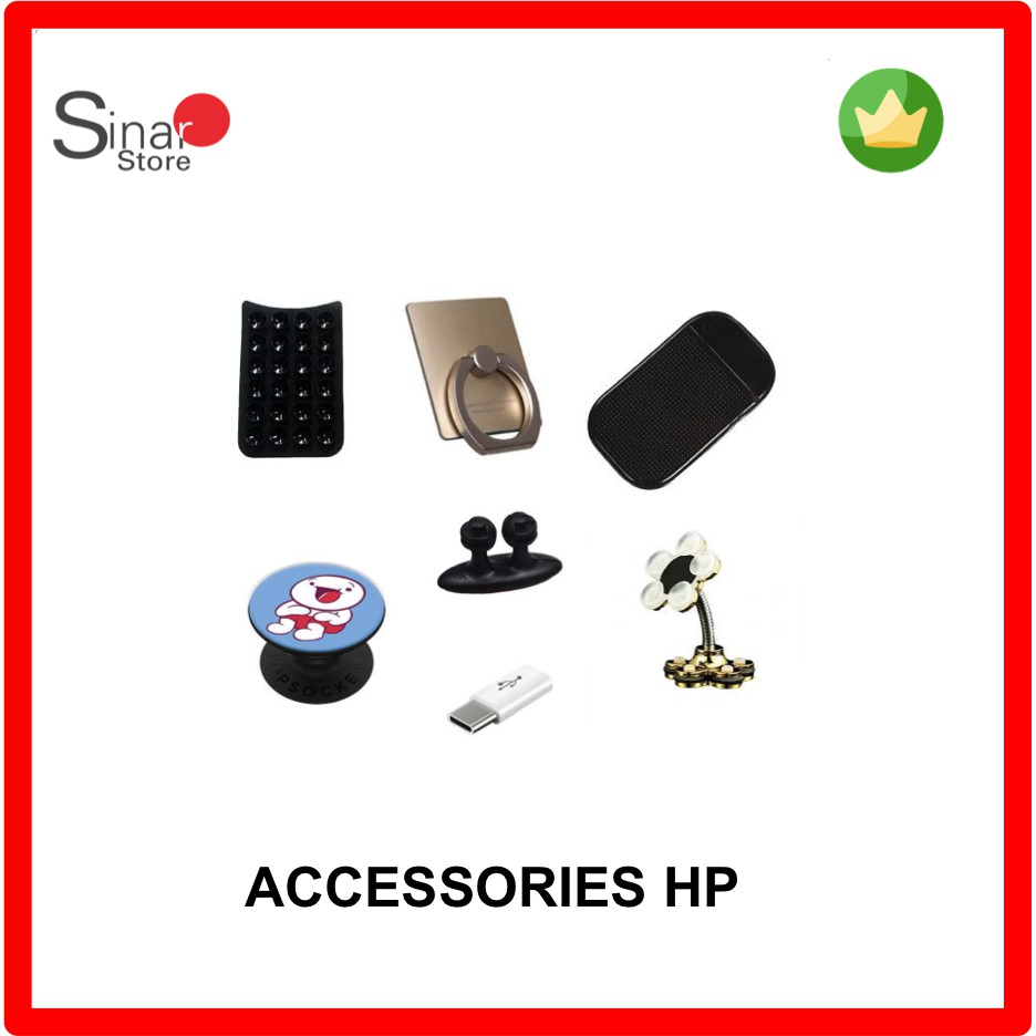 Promo Accessories HP Handphone Samsung OPPO VIVO Xiaomi Redmi Huawei Iphone