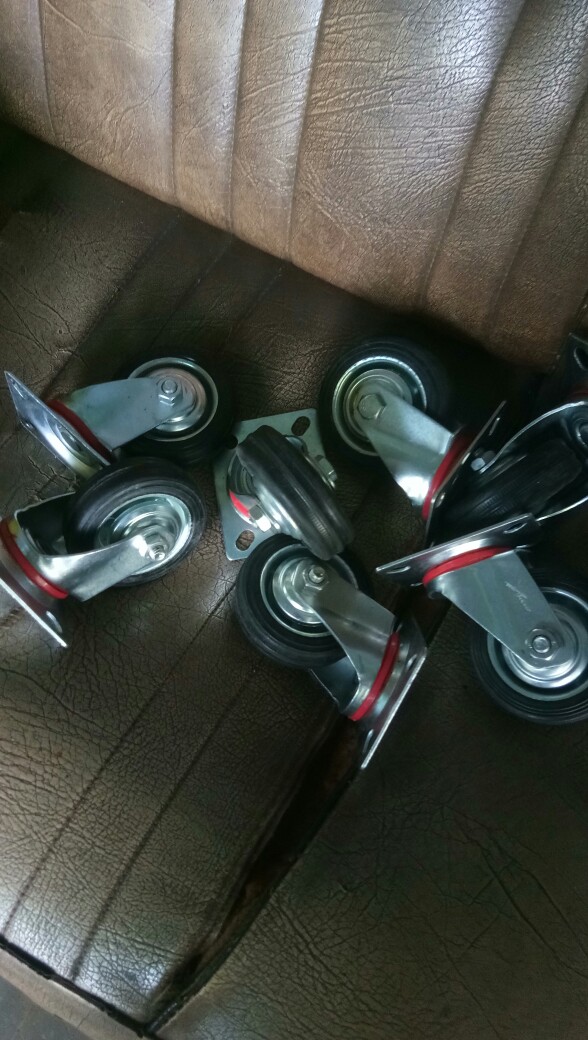 Roda Caster Kaster Etalase Troli Karet 3 Hidup