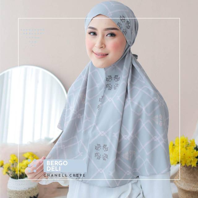 Bergo Siantar dan deli free masker+kuncitan