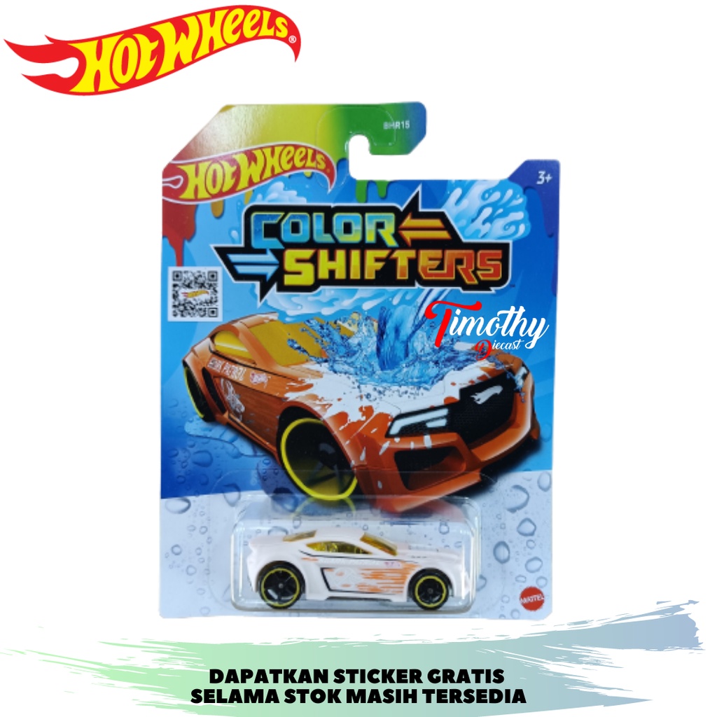 Hot Wheels Color Shifters Torque Twister Putih Orange Original Mattel