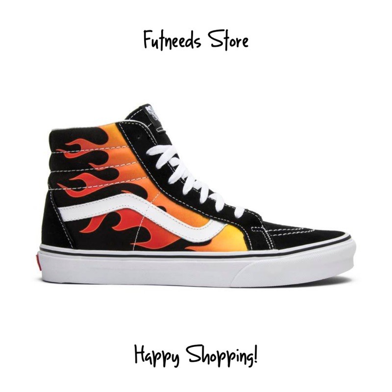 flame vans high tops
