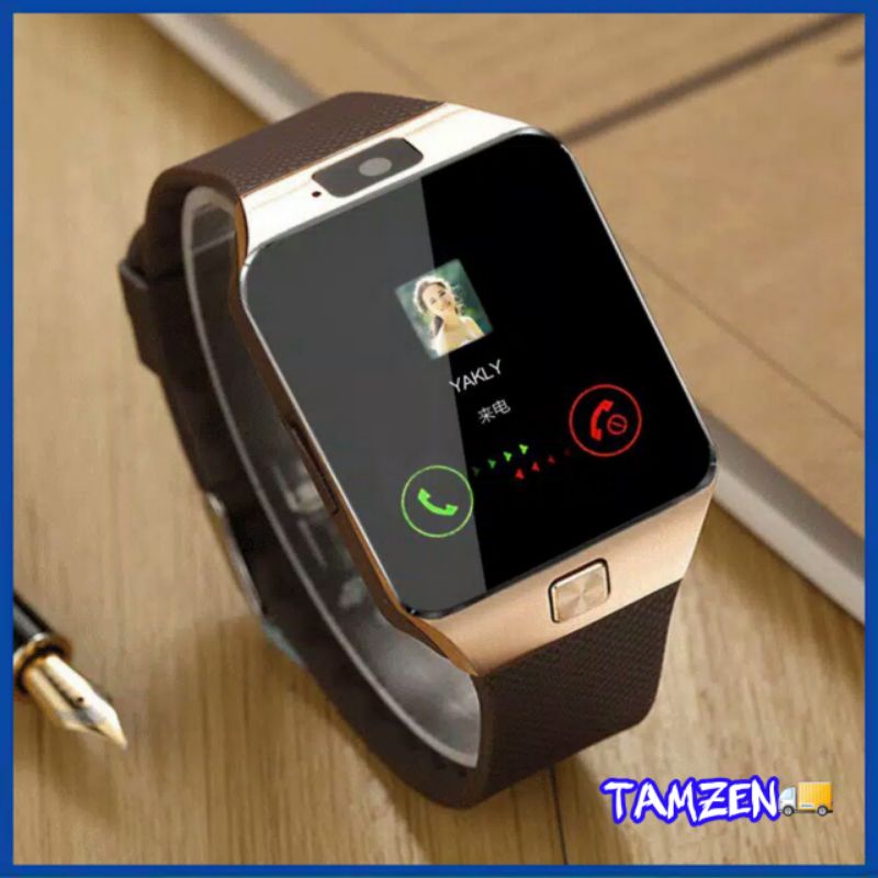 Jam tangan hp smartwatch jam pintar murah telfon sms mp3 kartu memori notif wa dan fb