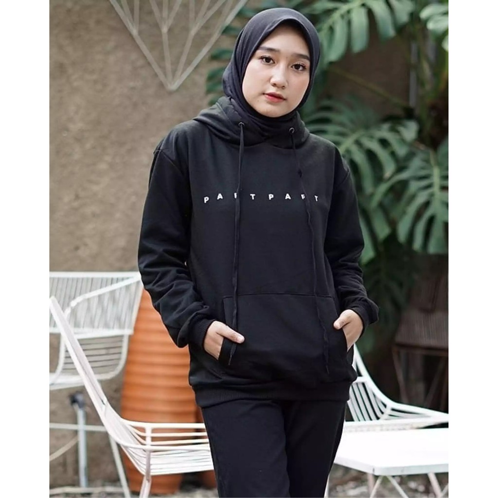 FenishaStore Sweater Hoodie Wanita Kekinian PART PART Size M-L-XL-XXL