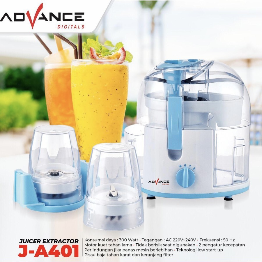 ADVANCE Juicer JA 401 - Mesin Juicer Extractor + Chopper