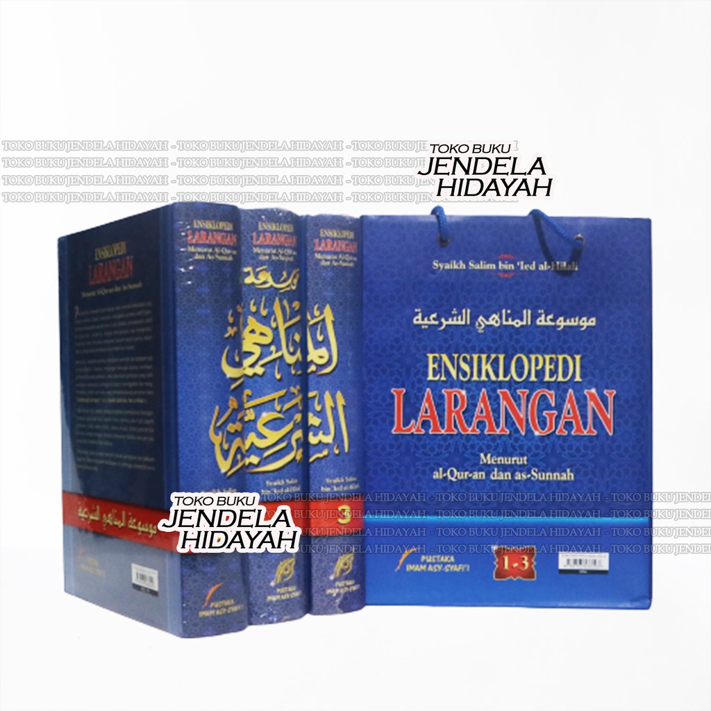 1 Set Ensiklopedi Larangan 3 Jilid Bonus Tas Pustaka Imam Asy Syafii