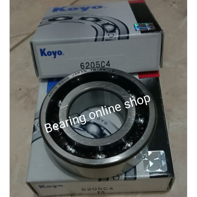 BALL BEARING 6205 C4 FG BEARING FIBER MERK KOYO JAPAN