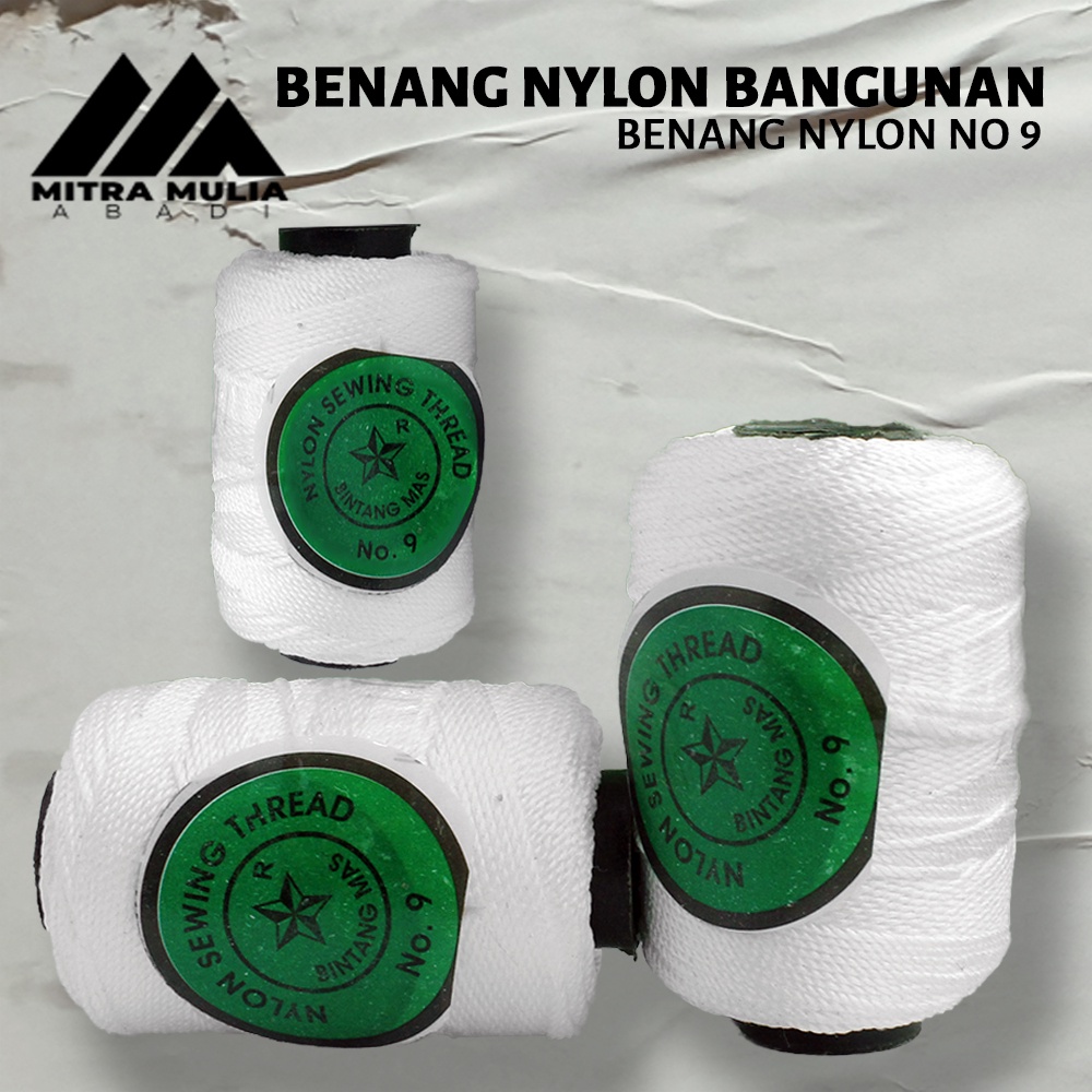 benang nylon bangunan | benang bangunan | benang nylon no 9