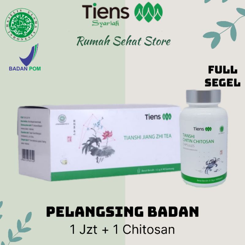 

TEH JIANG ZHI TEA + CHITOSAN | TIENS PELANGSING BADAN | Vitamin