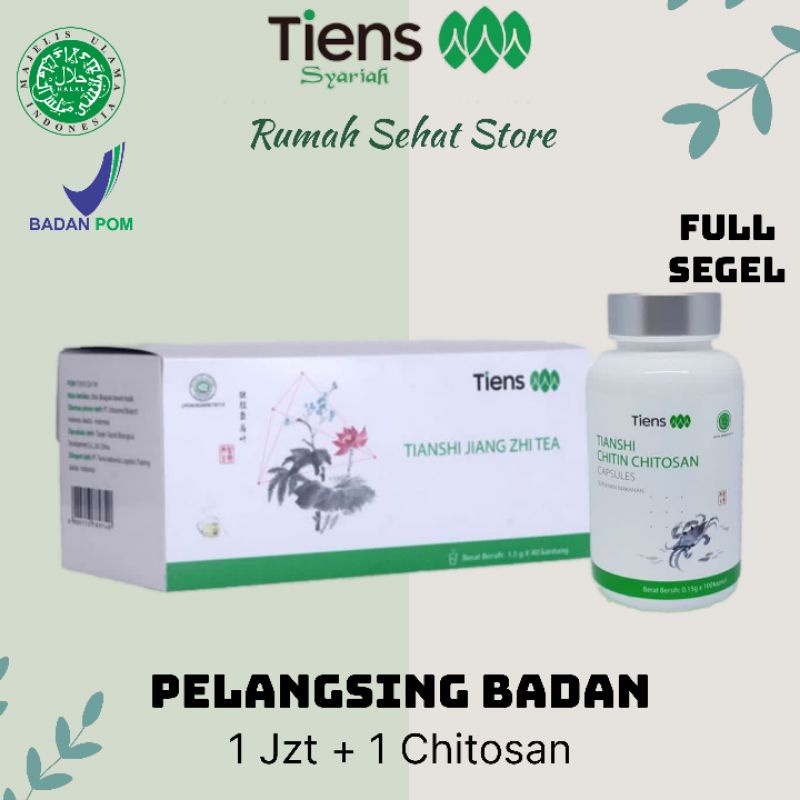 

TEH JIANG ZHI TEA + CHITOSAN | TIENS PELANGSING BADAN | Vitamin