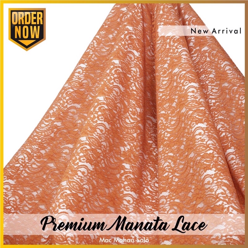 [NEW ARRIVAL] PREMIUM MANATA LACE BROCADE TERBARU UNTUK KEBAYA DRESS AMONG TAMU SERAGAMAN BIDESMAID PER 0.5M KAIN BAHAN BROKAT BRUKLAT BY MACMOHAN