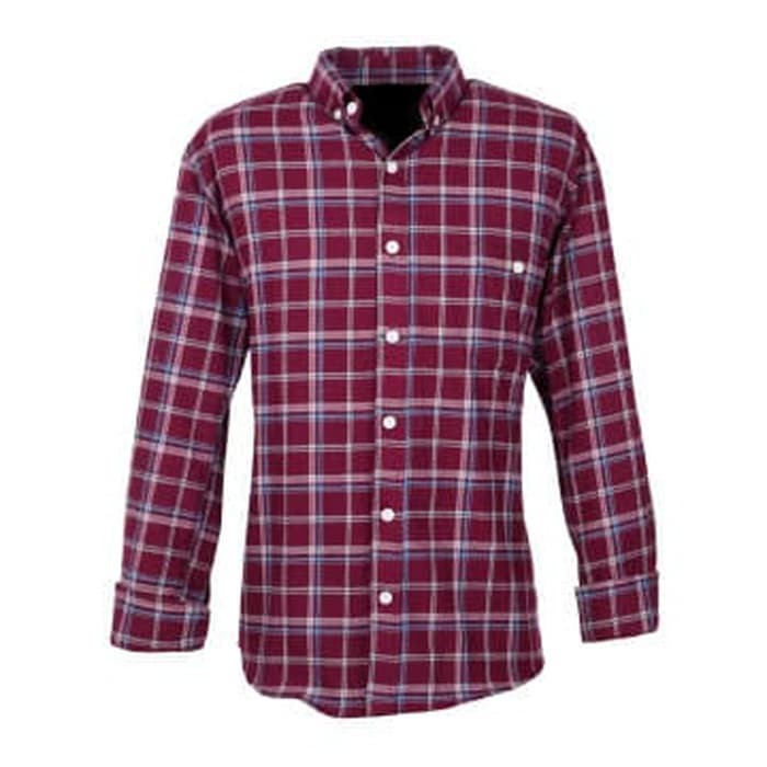 BROODIS KEMEJA FLANEL PRIA MOTIF TERBARU BEST SELLER OFFICIAL STORE - Merah