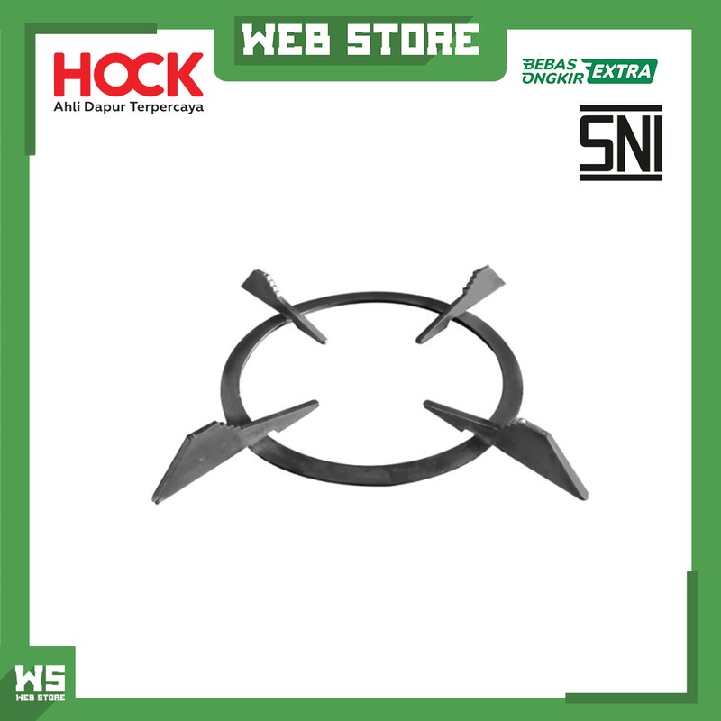 Hock Cagak Sparepart Tatakan Kompor Minyak Tanah Aluminium Bergerigi