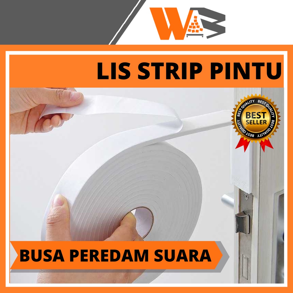 COD Penutup Celah Pintu Busa Peredam Suara Ruangan Kamar Studio Lis Strip E33